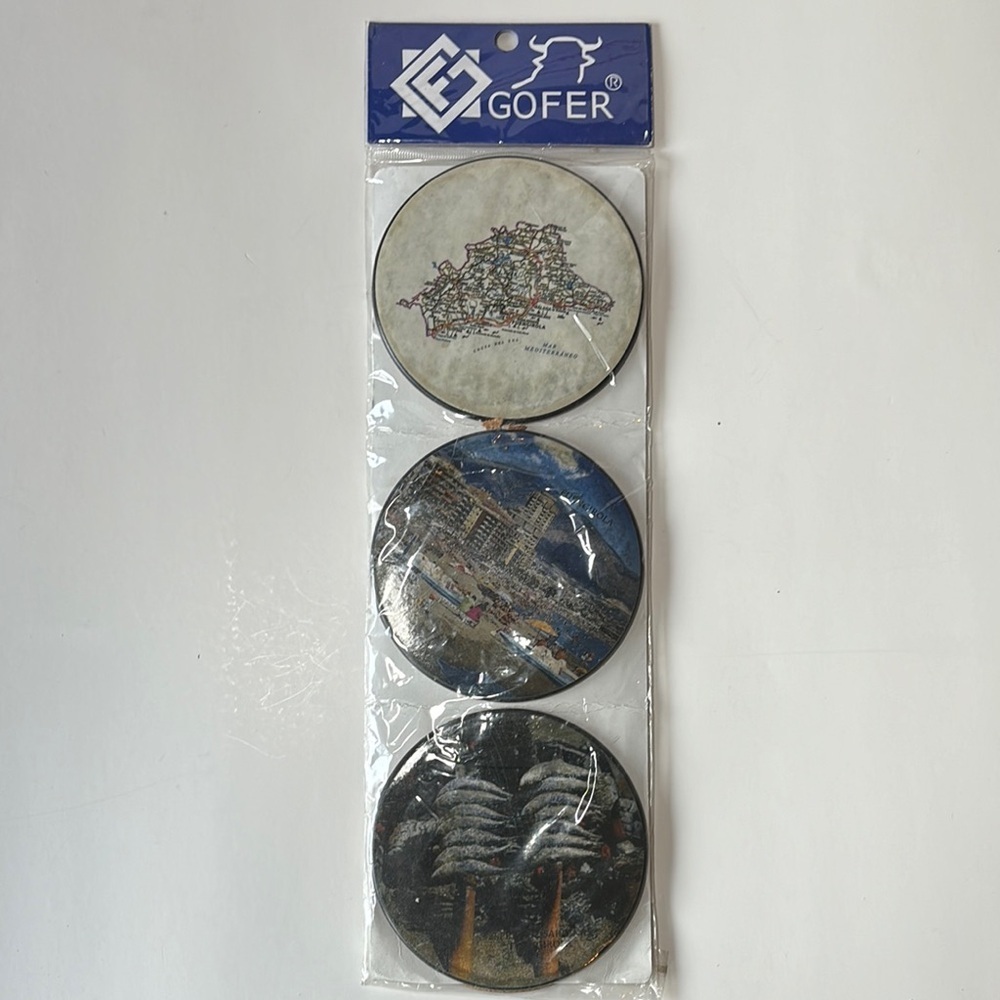 ⭐️Blue Scenic Coasters Set - Picture 2 of 8